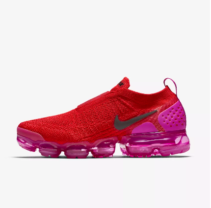 Women Nike Air VaporMax FK Moc Wine Red Purple Shoes - Click Image to Close